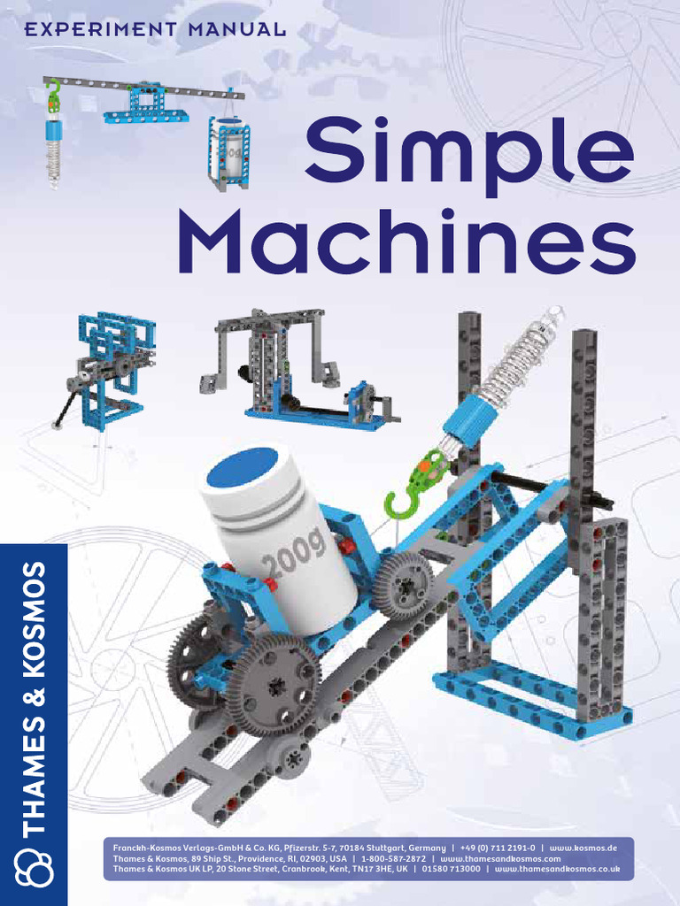 Simple Machines Experiment Manual | PDF | Lever | Machines
