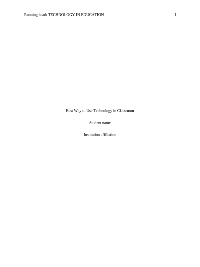 298751701_Technology Used in Classrooms | PDF | Cognitive Science ...