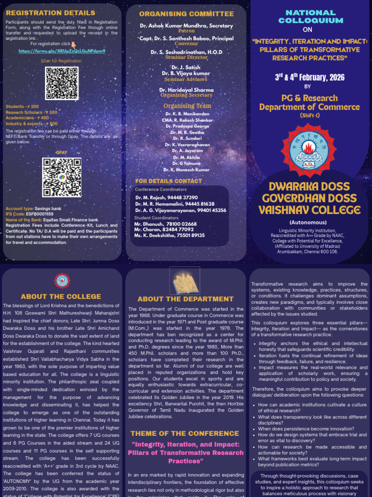 National Colloquium on Transformative Research | PDF