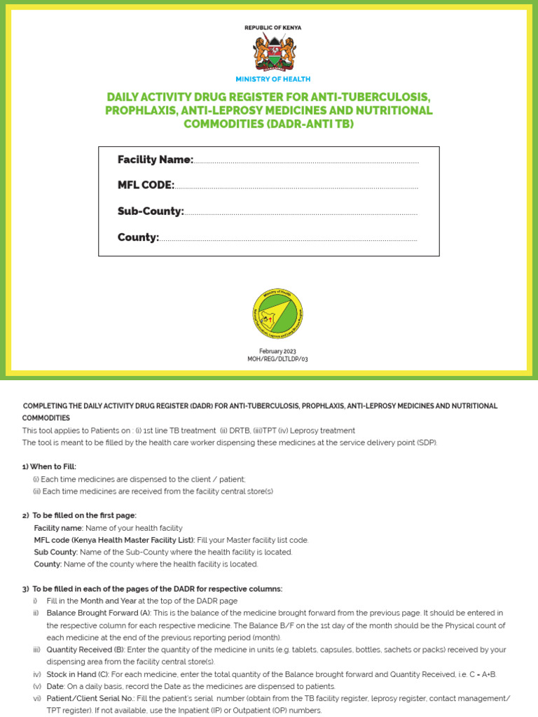 Daily-Activity-Drug-Register_28_03_2023 | PDF | Pharmacology | Health ...