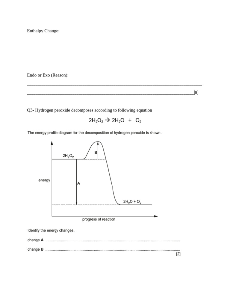 Enthalpy Changes in Chemical Reactions | PDF