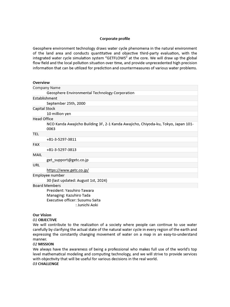 Geosphere Environmental Technology Corp._pamphlet | PDF