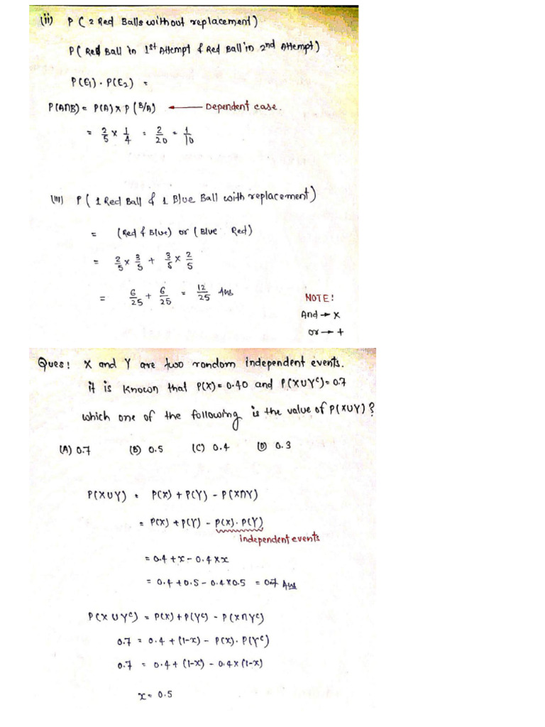 Maths Probability | PDF