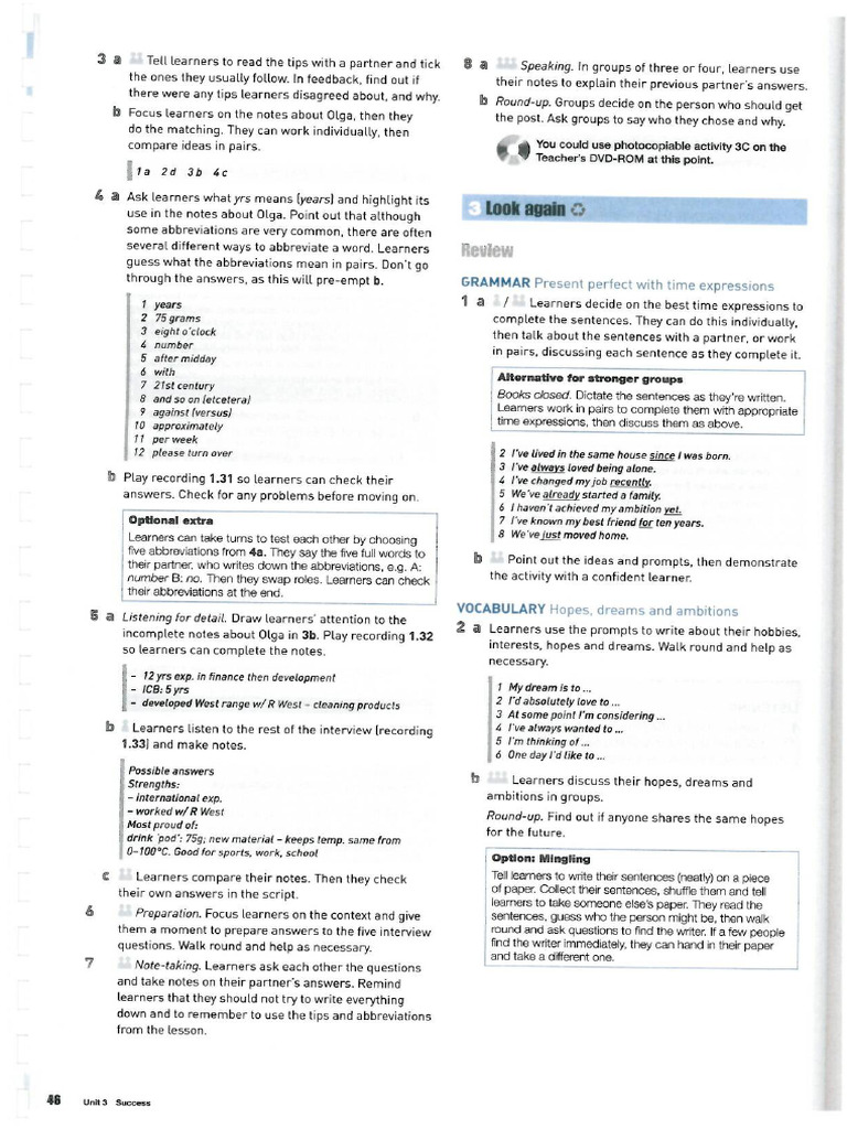 Teacher - B1 Intermediate 3 | PDF