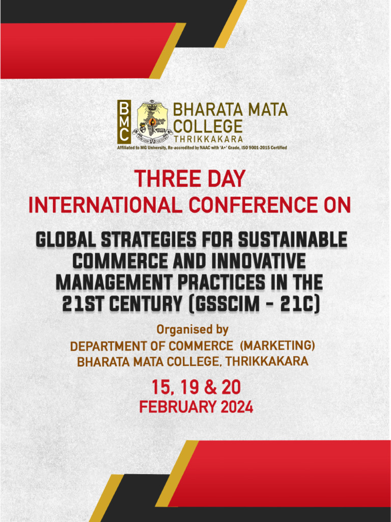 Global Strategies for Sustainable Commerce Conference | PDF ...