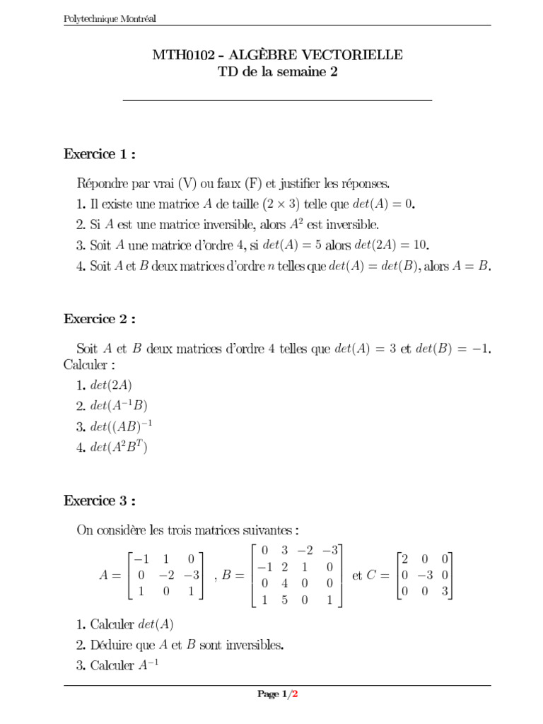 TD2 | PDF