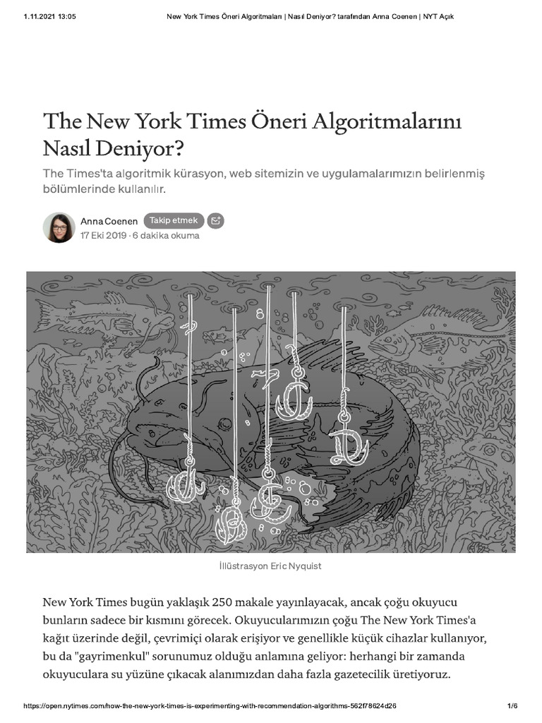 Coenen _How the New York Timesis Experimenting -New York Times (Tr) | PDF