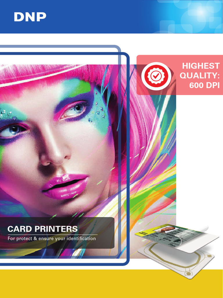 Dnp Folder Card Printers - Eng Low | PDF | Printer (Computing) | Holography