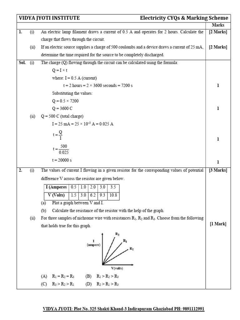 Electricity Concepts and Calculations Guide | PDF | Series And Parallel ...
