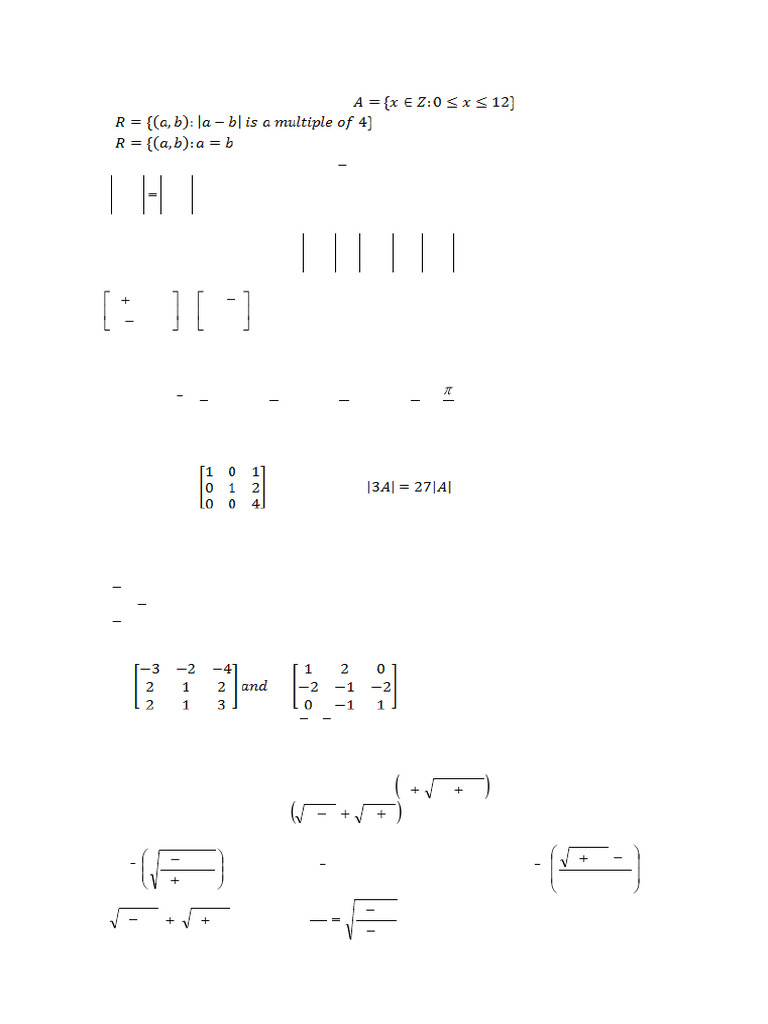 Class XII Mathematics Assignment 2026 | PDF | Area | Mathematics