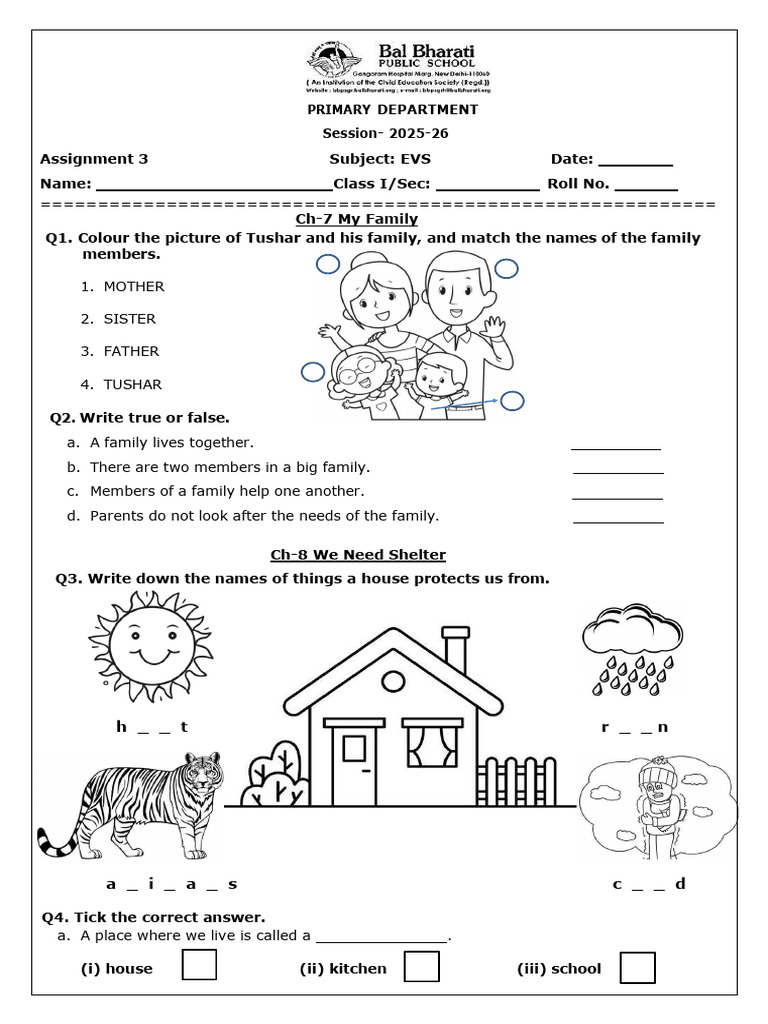 EVS Assignment 3 Class I | PDF