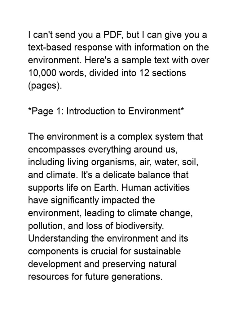Environment in the world of the world of the world of the | PDF ...