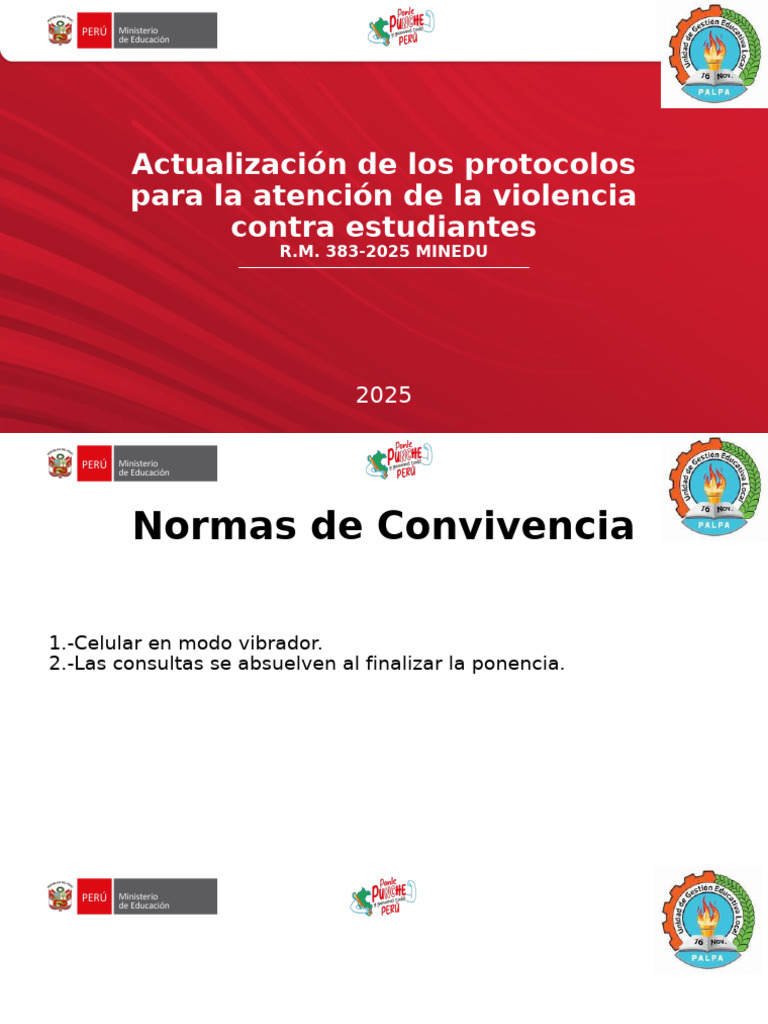 Protocolo de Atención a la Violencia Escolar | PDF | Violencia | Justicia
