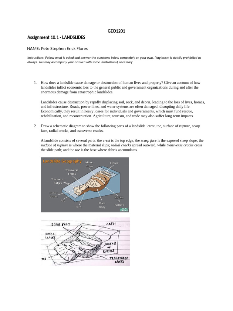 Understanding Landslides: Causes and Impacts | PDF | Landslide ...