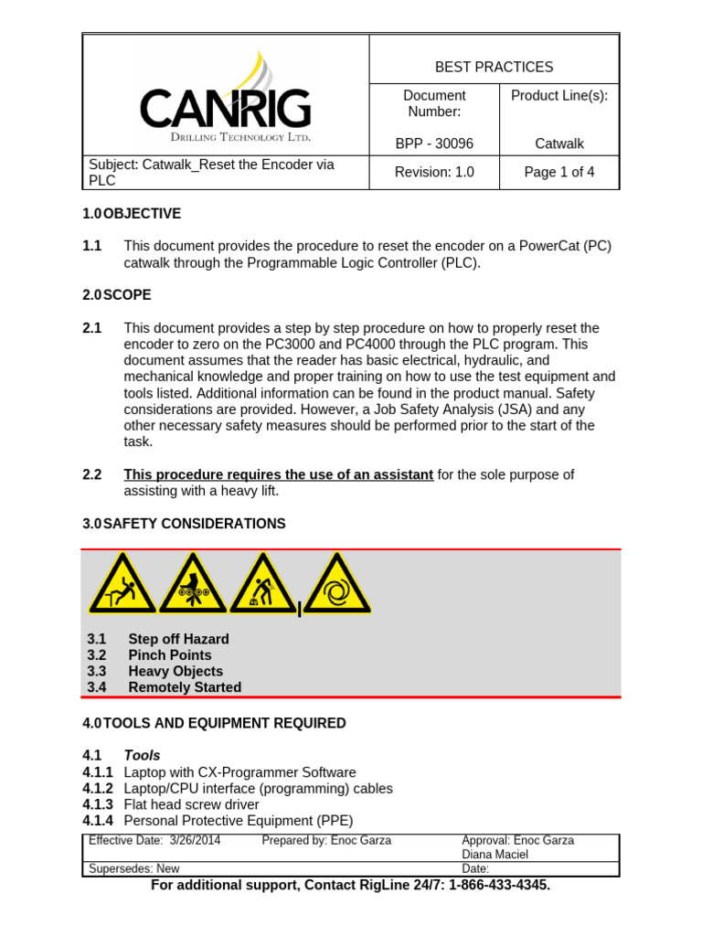 Catwalk_Reset the Encoder via PLC | PDF | Programmable Logic Controller ...