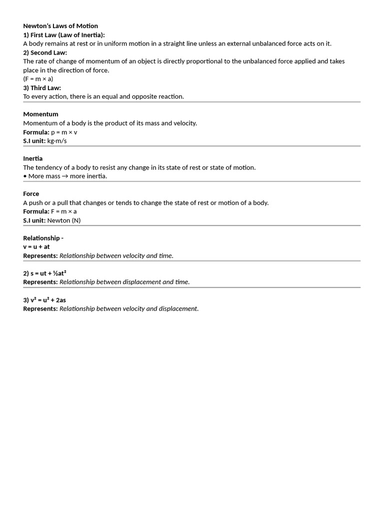 Physics Chp 2 Imp | PDF