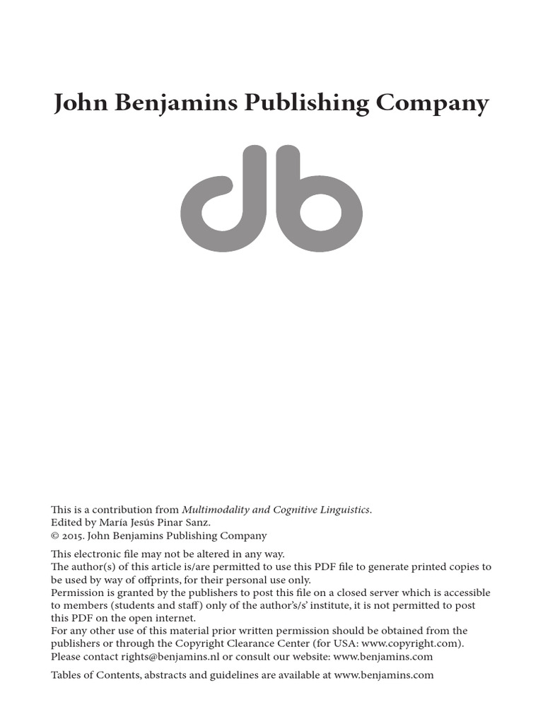 Image Schemas as Multimodal Resources | PDF | Schema (Psychology) | Brand
