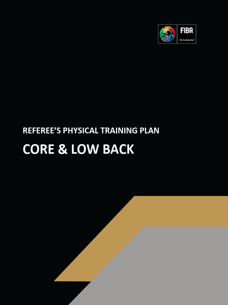Referee Core & Low Back Training Plan | PDF