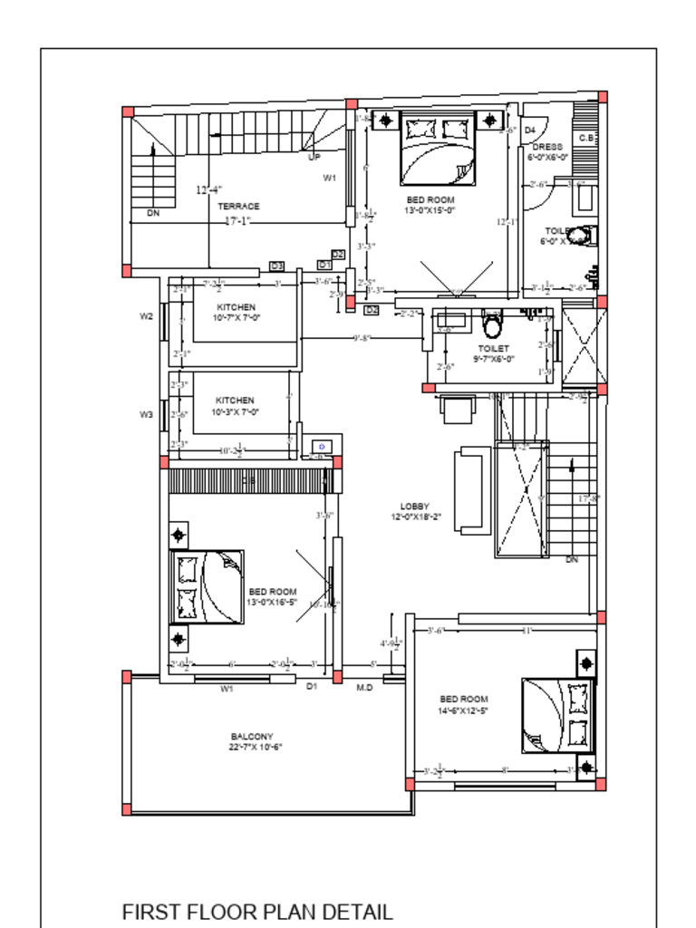 First Floor Plan Layout Details | PDF