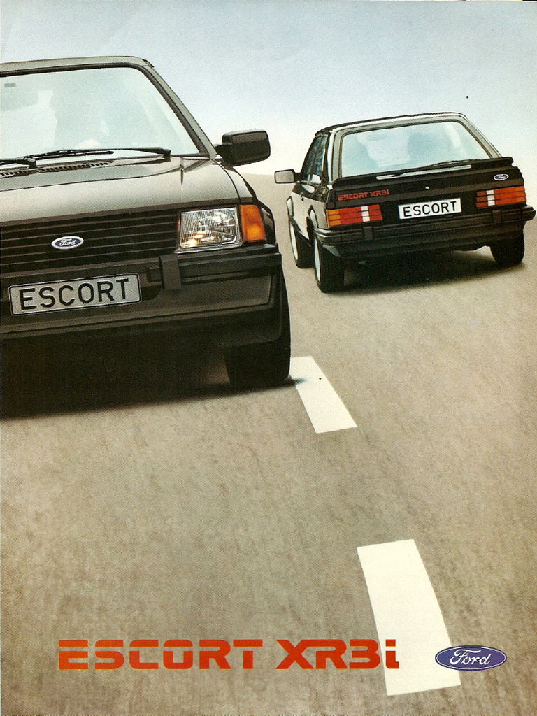 Ford Escort XR3i 1982 GER | PDF