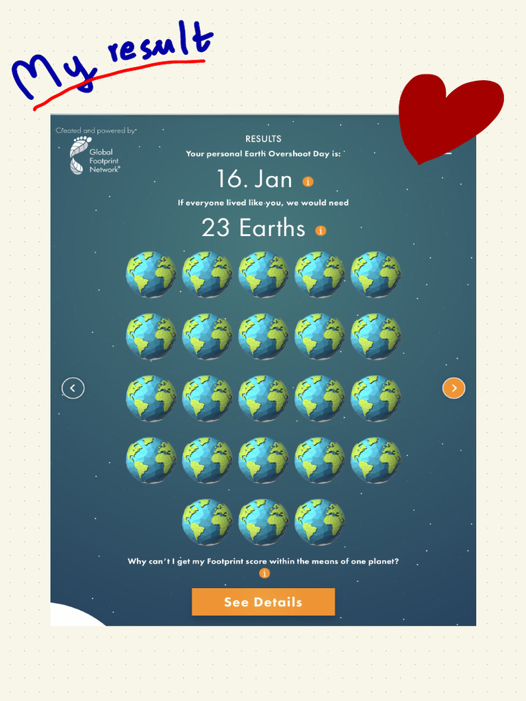 Worksheet Ecological footprint | PDF | Sustainability | Sustainable  Development