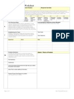 8D:: Problem Solving Worksheet: The Planning Stage