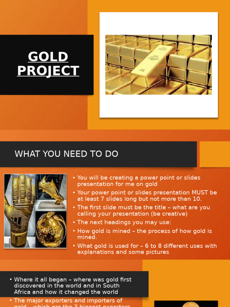 Term 2 Gold Project | PDF