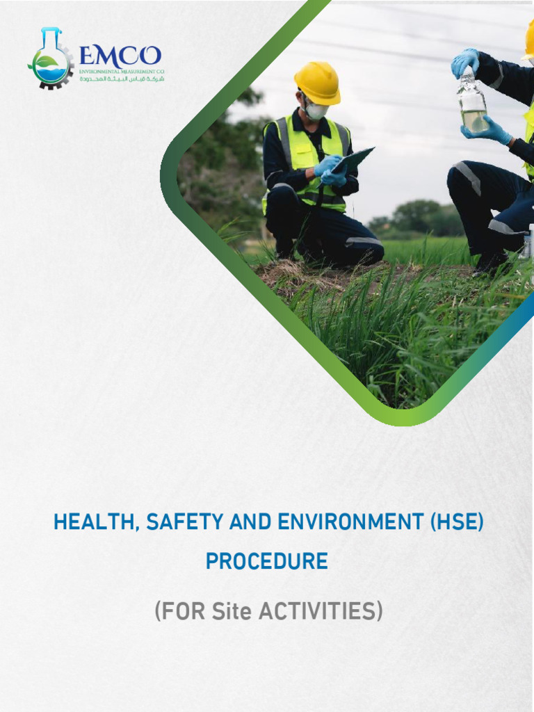 HSE Procedures for Site Activities | PDF | Personal Protective ...