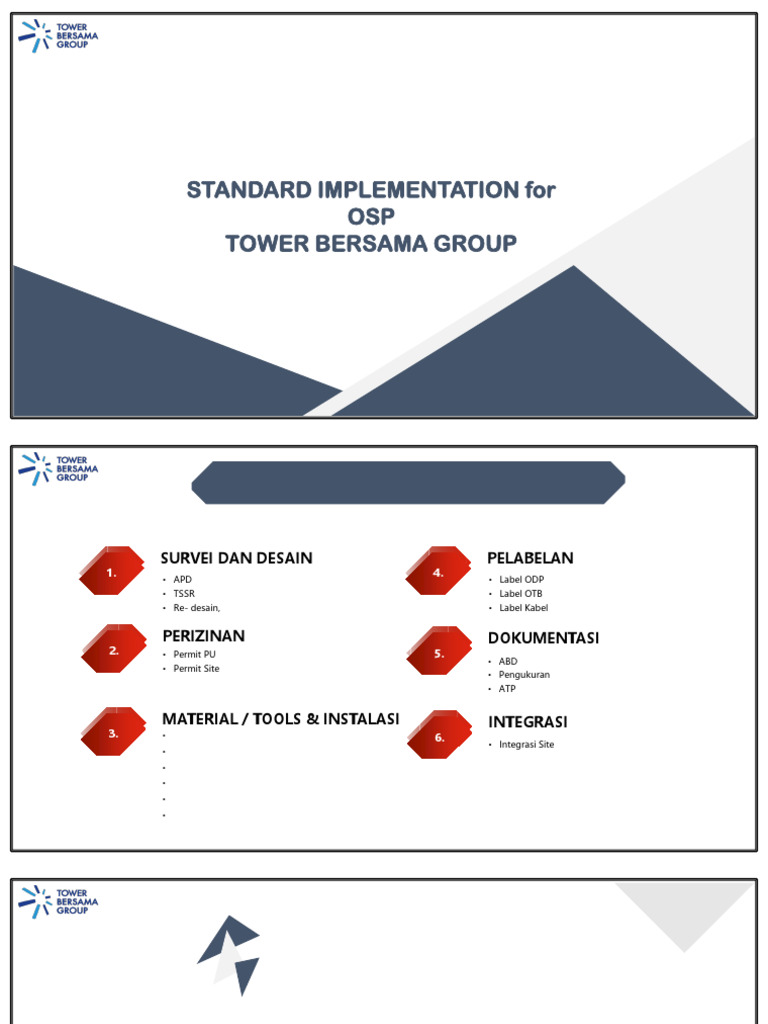 Materi Standarisasi OSP (FO) | PDF | Optical Fiber | Electrical Equipment