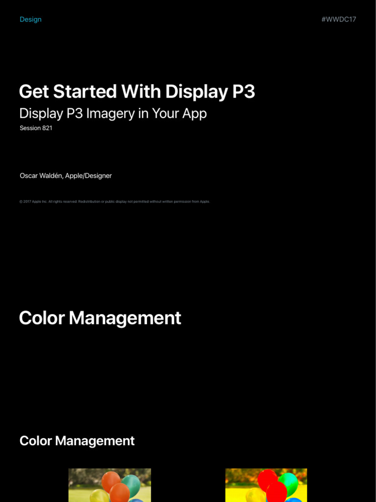 Understanding Display P3 Color Space | PDF | Image Processing | Color