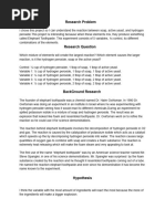 Devil's Toothpaste Experiment Guide | PDF | Hydrogen Peroxide