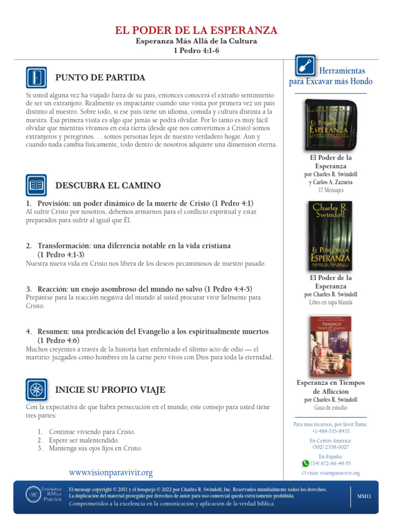 Esperanza Cristiana en Tiempos Difíciles | PDF | Cristo (título ...