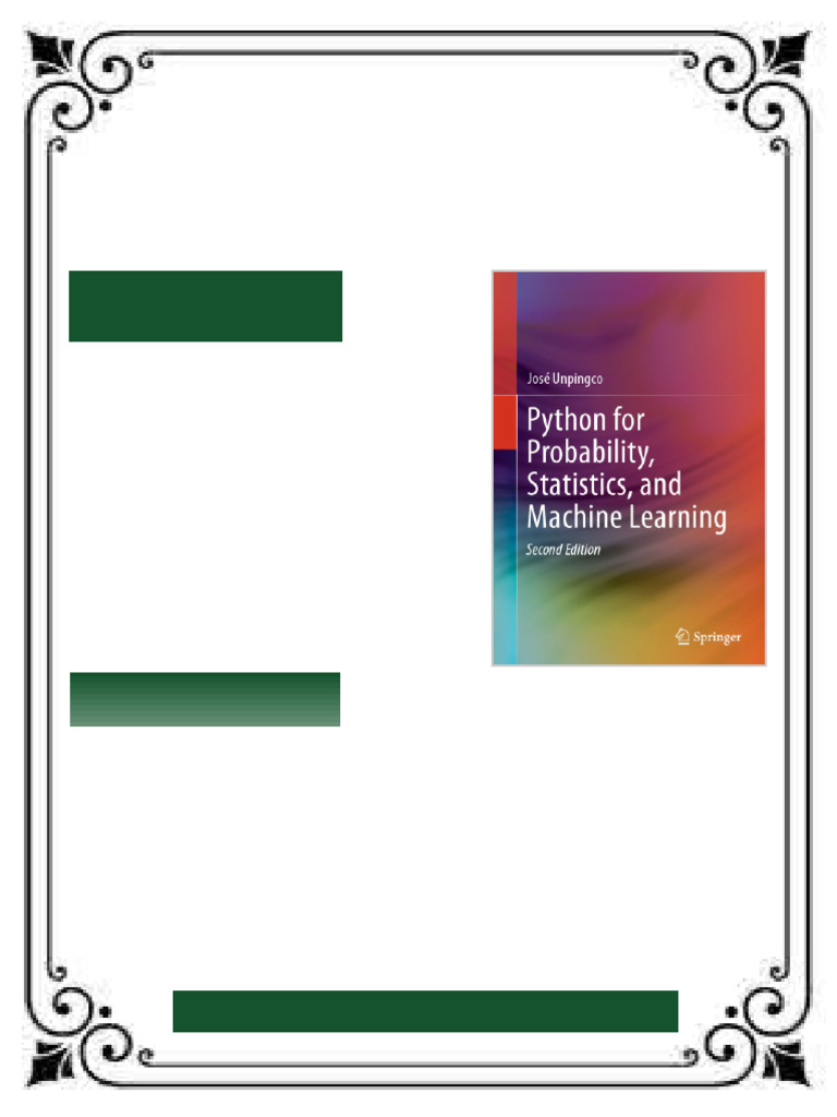 Python for Probability, Statistics, and Machine Learning 2nd Edition ...