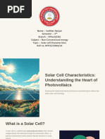 Solar Cell I-V Characteristics Explained | PDF | Photovoltaics | Solar Cell