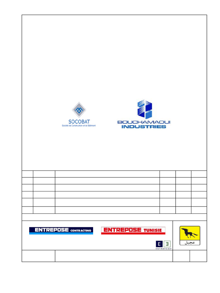 Plan d'Inspection Génie Civil GPL Gabès | PDF | Béton | Matériau composite