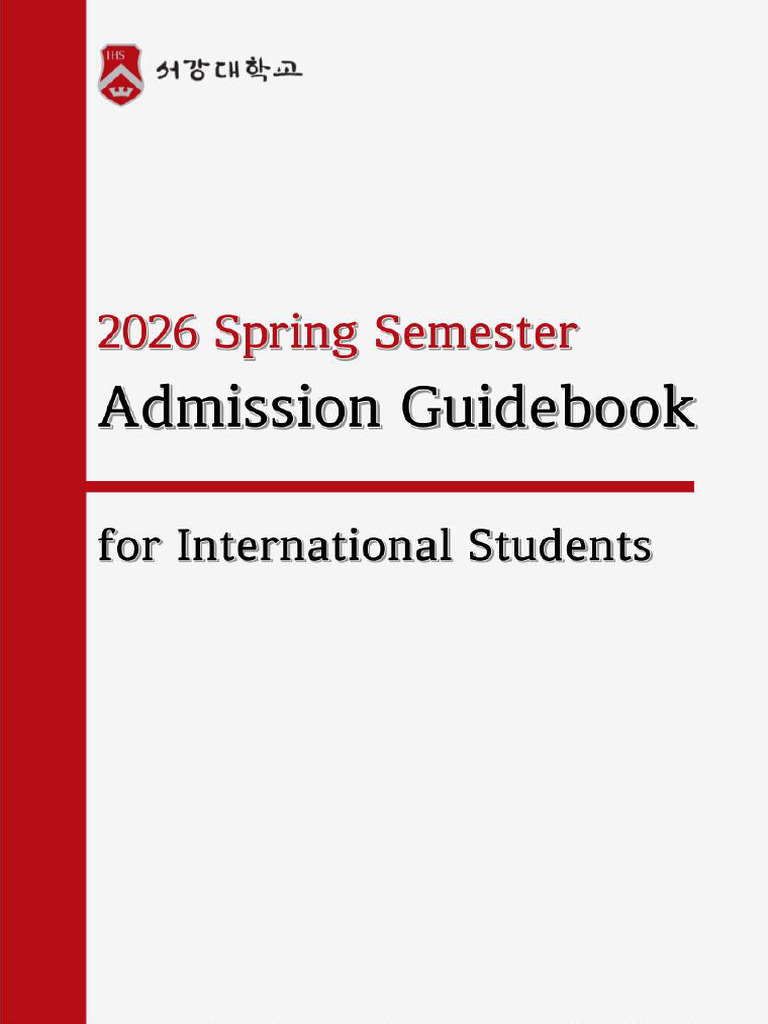 2026 Spring Semester Admission Guidebook (Business Department Updated ...