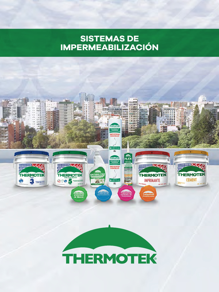 Sistemas de Impermeabilización Thermotek® | PDF | Hormigón | Materiales ...