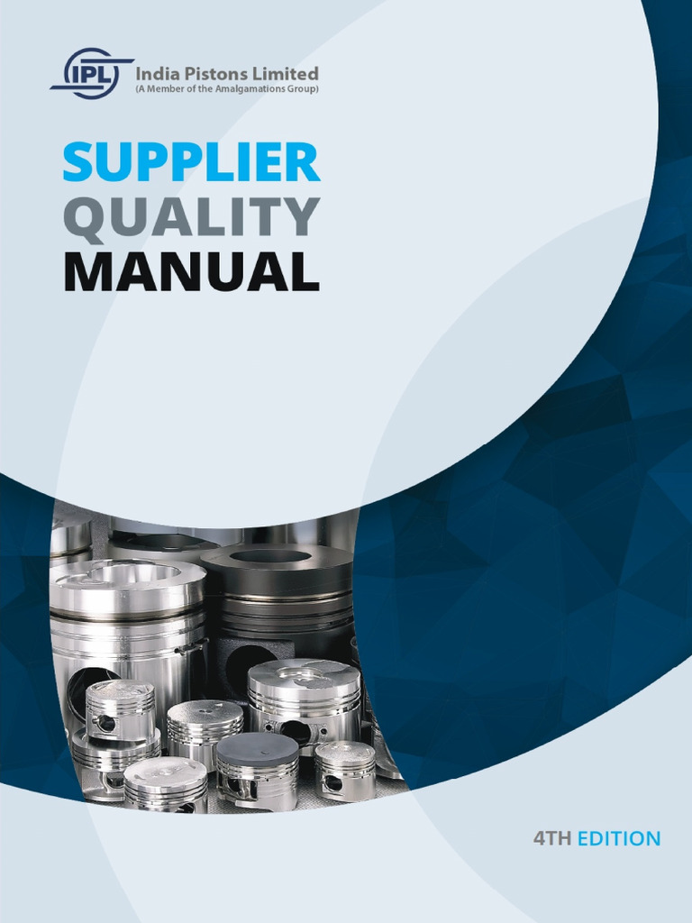 Supplier Quality Manual - IPL 2025 Edition | PDF | Supply Chain ...