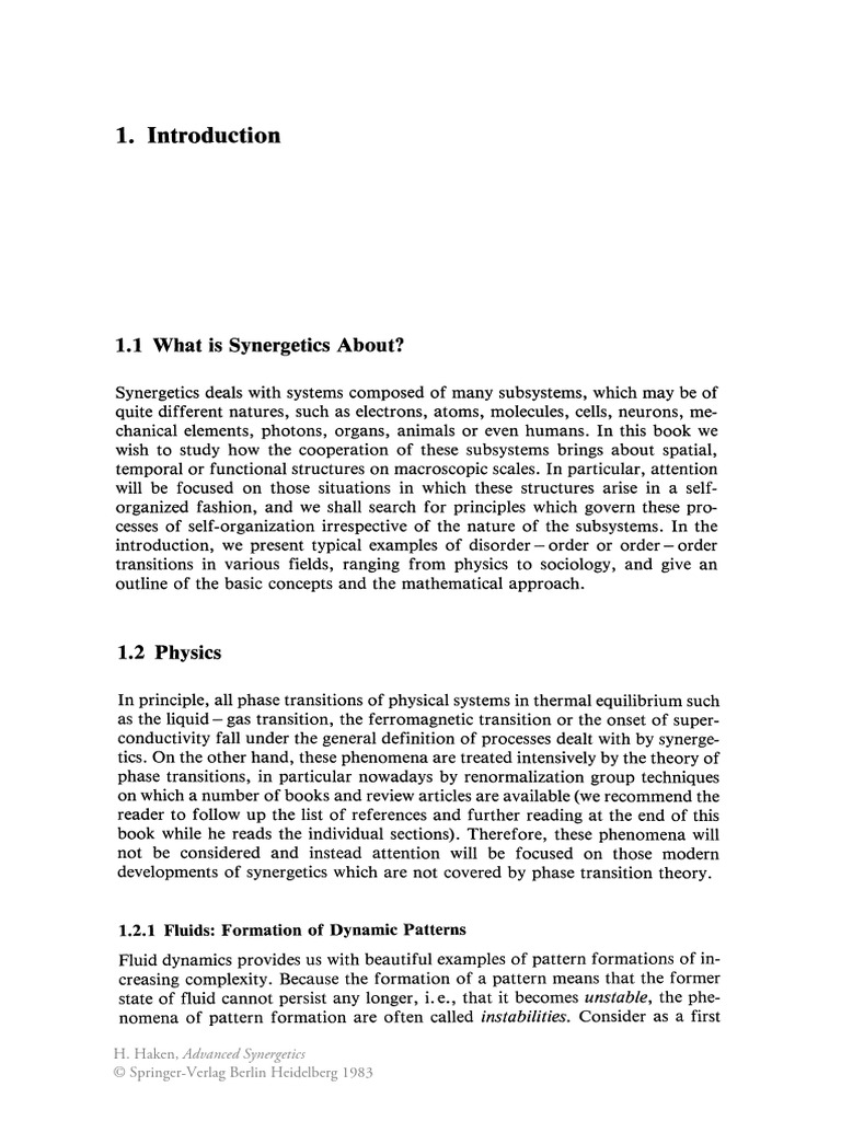 Understanding Synergetics and Patterns | PDF | Plasma (Physics) | Laser