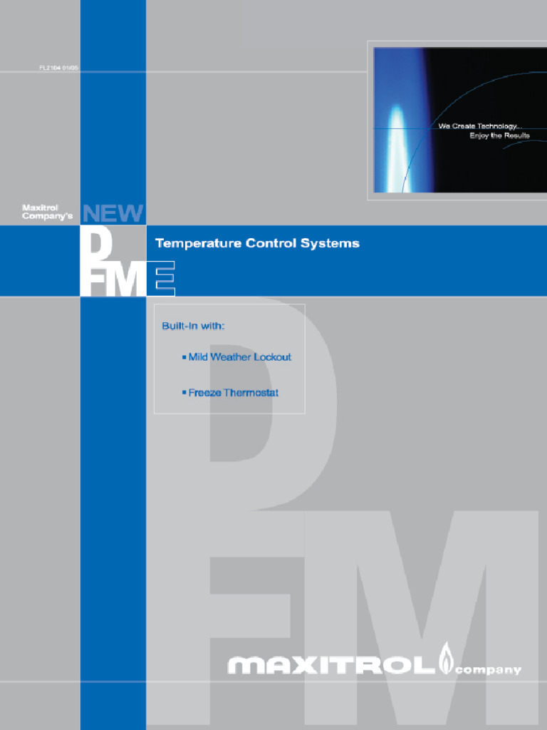 Maxitrol Temperature Control Systems | PDF | Thermostat | Temperature