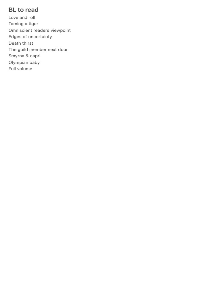 BL to read | PDF