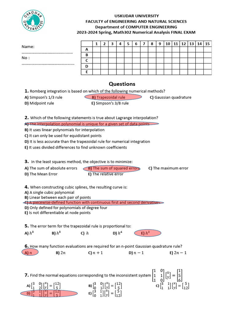 8ed01e5e430e5eda05ab3af4c3bed0d4 | PDF | Interpolation | Numerical Analysis