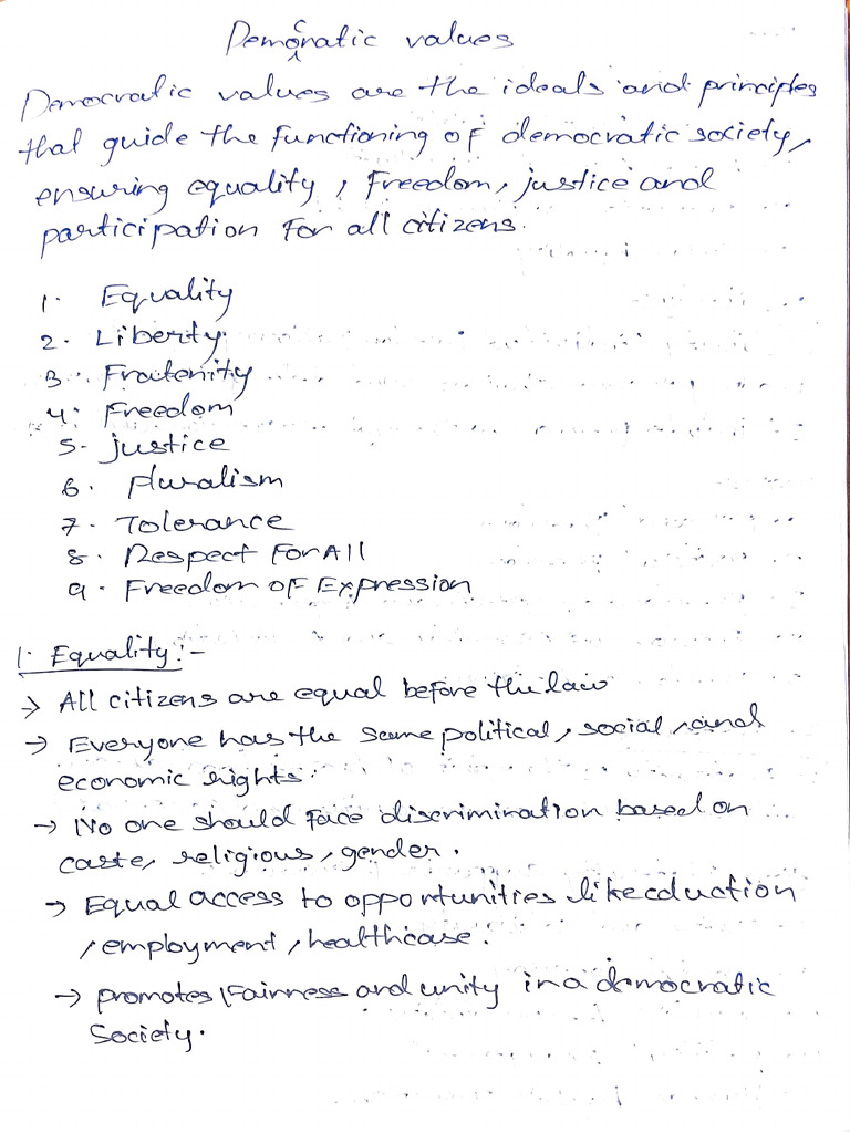 Principles of Freedom and Justice | PDF