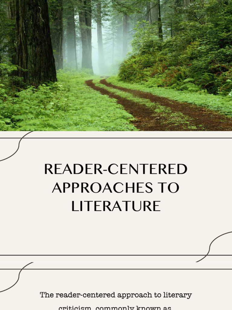 Reader Centered Approaches | PDF | Human Communication | Liberal Arts ...