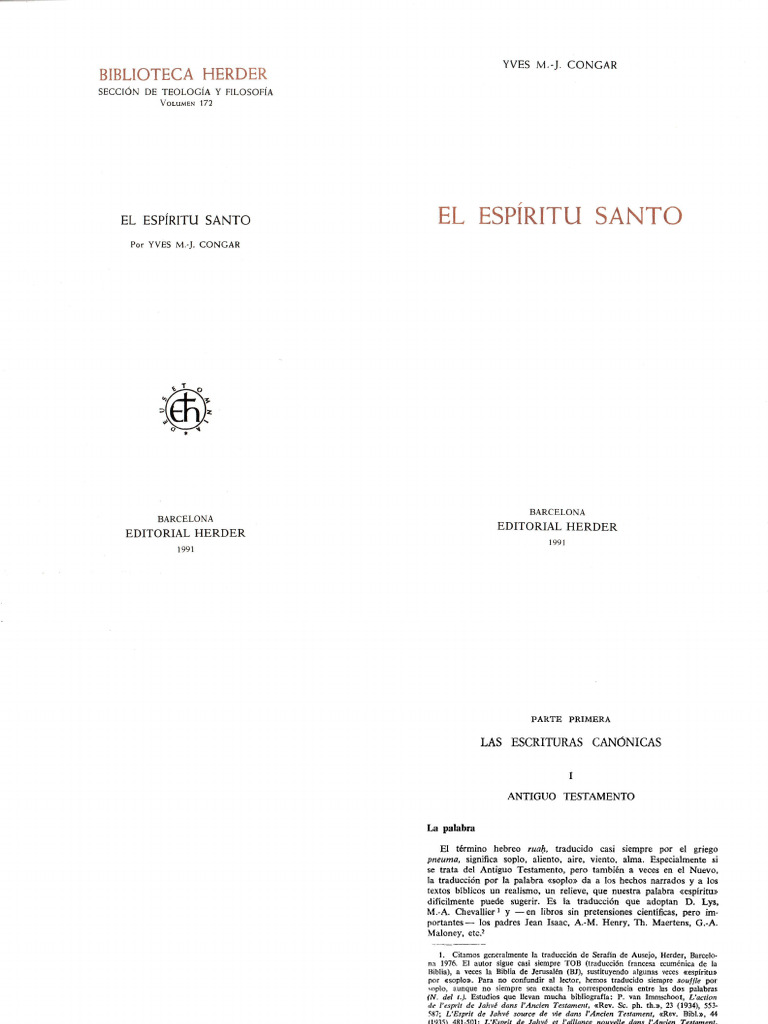 El Espíritu Santo en la Biblia | PDF | Jesús | espíritu Santo
