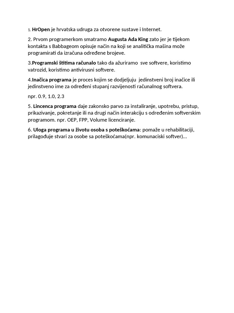 Inform A Tika | PDF
