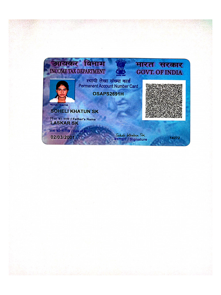 Pan Card | PDF