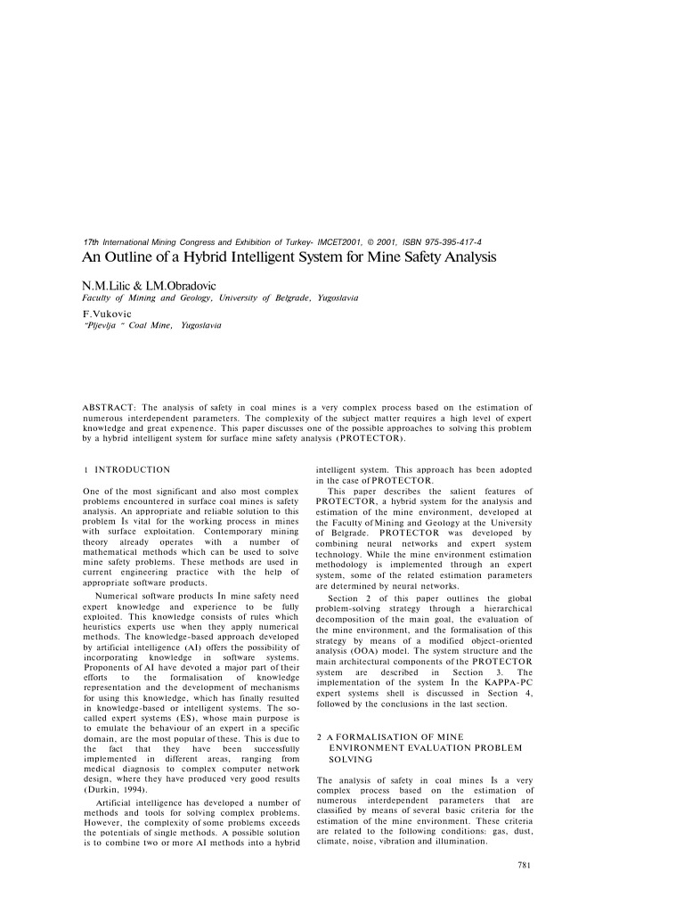 An Outline of a Hybrid Intelligent Syste | PDF | Class (Computer ...