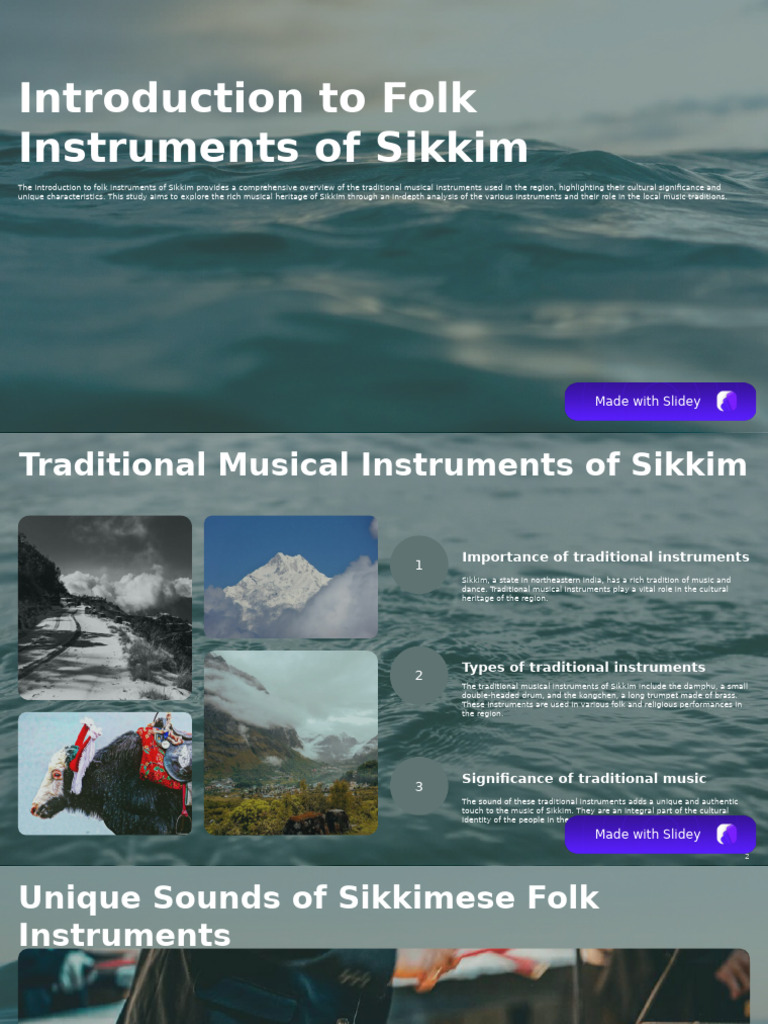 Folk Instruments of Sikkim Explained | PDF | Musical Instruments | Folk ...