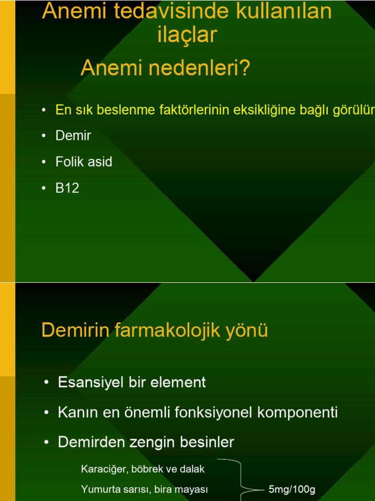 1) Anemi Tedavisi 2024 | PDF